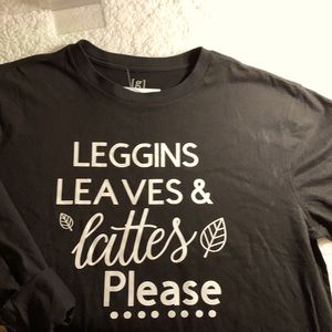Leggings leaves and lattes please